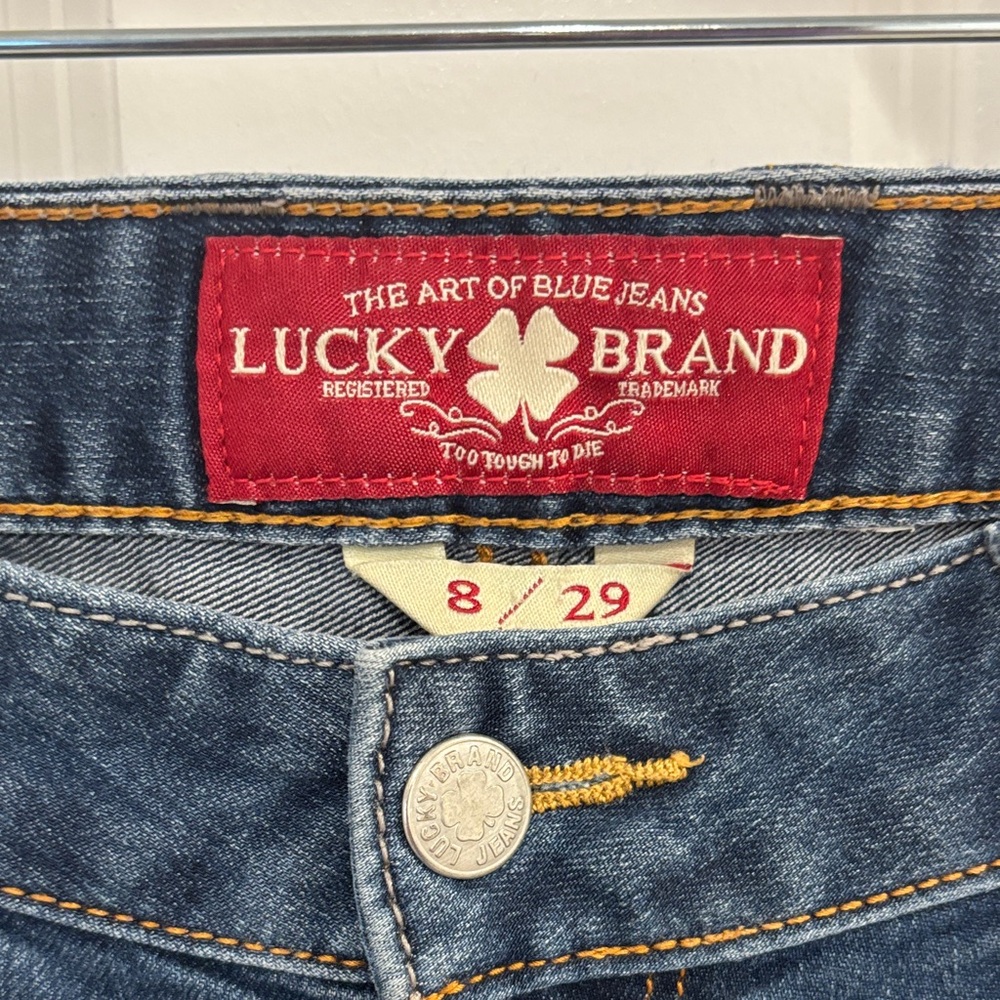 Lucky Brand Dark Blue Flare Jeans - Picture 2 of 5
